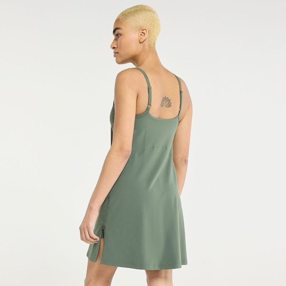 Women's‎ FLX Affirmation Dress with Built-In Bodysuit Black Athletic Golf Tennis - Picture 3 of 11